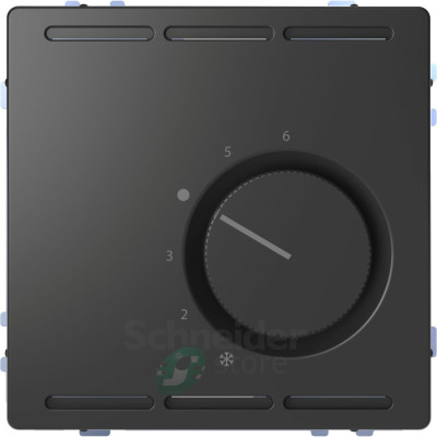 D-Life Терморегулятор в сборе, с переключающим контактом 24 В, антрацит