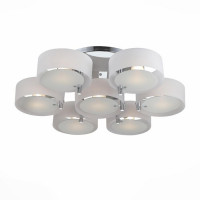 Evoluce SL483.502.07 Светильник потолочный Хром/Белый E27 7*60W