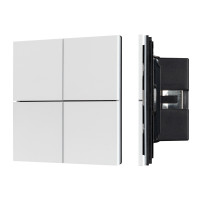 INTELLIGENT ARLIGHT Кнопочная панель KNX-304-23-IN White (BUS, Frameless) (IARL, IP20 Металл, 2 года), 038365