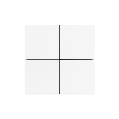 INTELLIGENT ARLIGHT Кнопочная панель KNX-304-23-IN White (BUS, Frameless) (IARL, IP20 Металл, 2 года), 038365