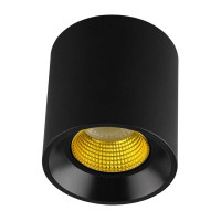 Denkirs DK3090-BK+YE Светильник накладной IP 20, 10 Вт, GU5.3, LED, черный/желтый, пластик