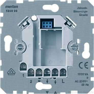 MERTEN МЕХАНИЗМ д/жалюзи электр. с доп. вх.1000VA