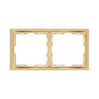 Рамка 2-постовая, золотой Kollinger Eclipse EC2GD