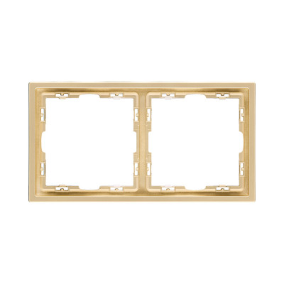 Рамка 2-постовая, золотой Kollinger Eclipse EC2GD