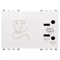 Vimar Розетка для электробритвы 230В, белая, 20290.B