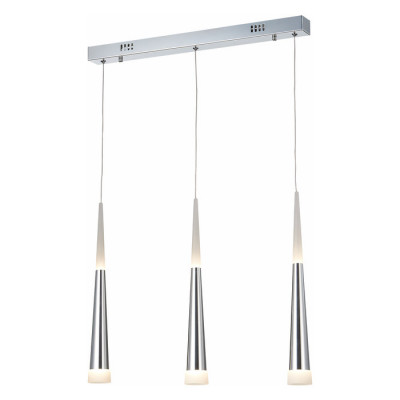 Evoluce SLE200113-03 Светильник подвесной Хром/Хром, Белый LED 3*7W 3000K