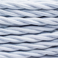 BIRONI Белый глянец Витой провод 2*1,5 50м, B1-424-071-50 (B1-424-071)