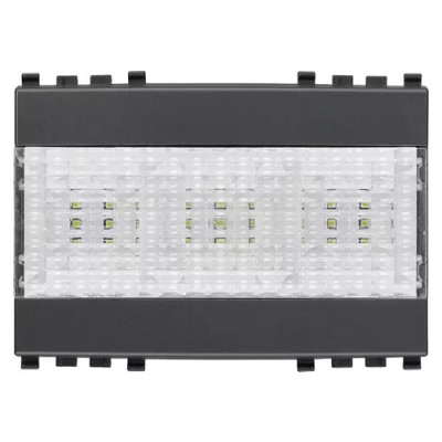 Vimar Лампочка с автоматическим аварийным устройством и светодиодом на 3 модуля 120-230V, 20384