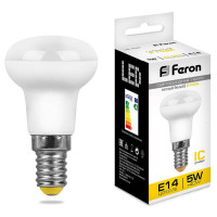 Лампа светодиодная, (5W) 230V E14 2700K R39, LB-439, Feron 25516