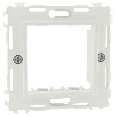 ДКС Каркас на 2 модуля (одноместный), белый, RAL 9016, 75020W