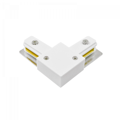 Jazzway PTR CL-WH Коннектор белый L-обр., 5010840