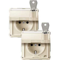 МЕХ-М РОЗЕТКИ С КРЫШК. ПОЛ. Д. НАД.ЗАМК.