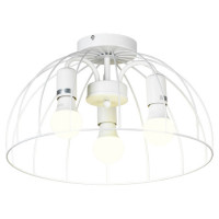 LUSSOLE LATTICE Потолочный светильник, цвет основания - белый, 3x40W E27, LSP-8218