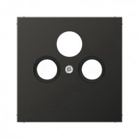 Крышка для телевизионной и спутниковой розетки; термопласт; черный матовый, EP561BFPLSATSWM Крышка для телевизионной и спутниковой розетки; термопласт; черный матовый, EP561BFPLSATSWM
