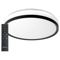 Светильник светодиодный управляемый с пультом 80W, Max. 5600Lm, 3000К-6500K, AL6240 “Simple matte”, Feron 48073