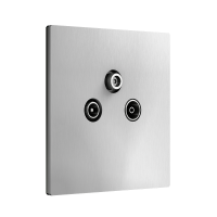 Fontini Телевизионная розетка, цвет Aged Iron, Fontini, серия Font barcelona 5.1