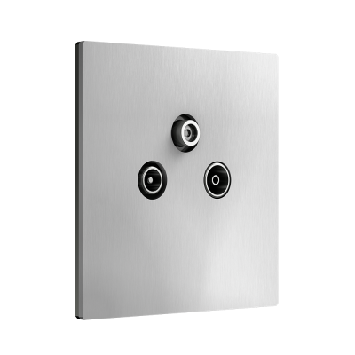 Fontini Телевизионная розетка, цвет Aged Iron, Fontini, серия Font barcelona 5.1