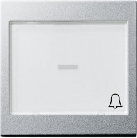 067926 Gira Клавиша с полем для надписи 37*47 мм и символом "звонок"