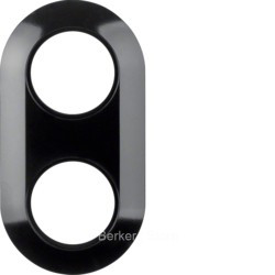 138121 - Рамка, Serie 1930, 2-местная цвет: черный, с блеском, Berker