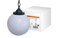 Светильник НСБ 02-60-251 УХЛ4 60 Вт, IP40, шар опал 250 мм, цепь черная TDM Electric, SQ0313-0007