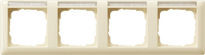 109401 Gira Рамка 4-я горизонтальная с полем для надписи
