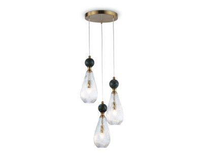 Подвесной светильник с мрамором E14*3, AMBRELLA LIGHT, LH53290