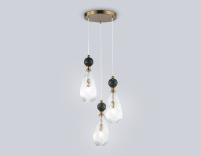 Подвесной светильник с мрамором E14*3, AMBRELLA LIGHT, LH53290
