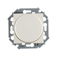 Simon Simon15 Светорегулятор электронн., переключатель, 500Вт 230В~, винт. зажим, сл.кость, 1591790-031 Simon Simon15 Светорегулятор электронн., переключатель, 500Вт 230В~, винт. зажим, сл.кость, 1591790-031