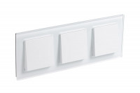 Schneider Electric Schneider Electric Блок: Выключатель 1-клавишный x 3,  серия Atlas Design Schneider Electric Schneider Electric Блок: Выключатель 1-клавишный x 3,  серия Atlas Design