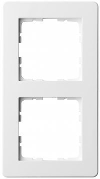 81102RW Рамка 2-х постовая гор./верт. с закругленным углом, белый , Wedder 81102RW Рамка 2-х постовая гор./верт. с закругленным углом, белый , Wedder