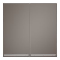 Клавиши для выключателя/переключателя двухклавишного с подсветкой, S70 (капучино), VLS000414