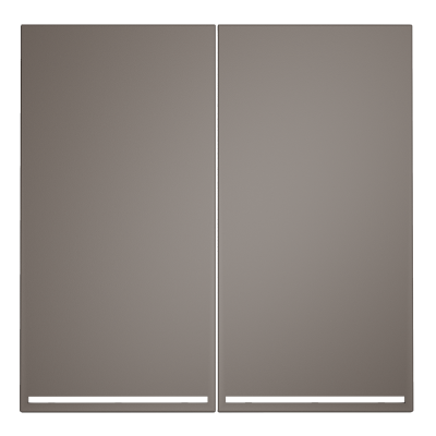 Клавиши для выключателя/переключателя двухклавишного с подсветкой, S70 (капучино), VLS000414