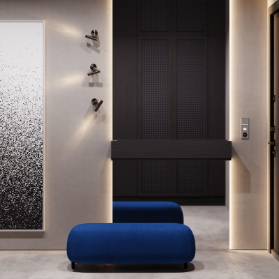 Клавиши для выключателя/переключателя двухклавишного с подсветкой, S70 (капучино), VLS000414