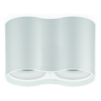 Светильник Gauss Overhead наклдвойной цилиндр 24W 1600lm 3000K 170-240V IP20 180*100мм белый LED 1/10, HD032