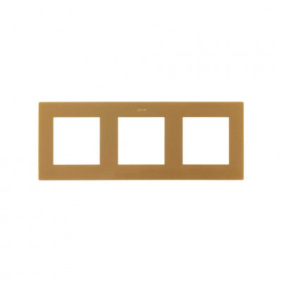 Simon Рамка 3 поста, золото, 2400630-066