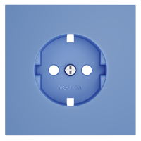 Накладка для розетки с заземлением, S70 (деним), VLS000615