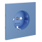 Накладка для розетки с заземлением, S70 (деним), VLS000615