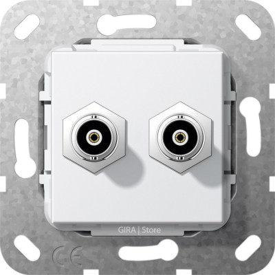 563003 Gira Разъем BNC 2 местн.