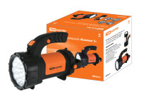 Фонарь светодиодный "Кемпинг 5" 15+12 LED, 35 лм/Вт, 3 режима, с поворот. ручкой, 3*АА TDM Electric, SQ0350-0038