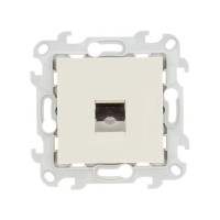 Simon Телеф розетка RJ11, сл кость, 2410480-031 Simon Телеф розетка RJ11, сл кость, 2410480-031