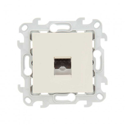 Simon Телеф розетка RJ11, сл кость, 2410480-031