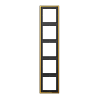 Рамка 5-кратная; металл цвета золота, GO2985
