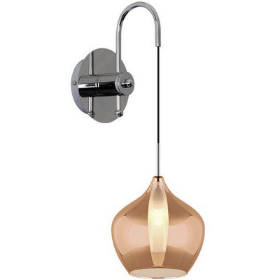 Lightstar 803543 (MВ2098L-1SO) Бра PENTOLA 1х25W G9 ХРОМ/ЯНТАРЬ (в комплекте)