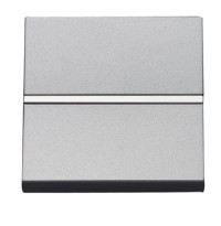 N2210 PL - Механизм 1-клавишного проходного переключателя с клавишей, 2-модульный, серия Zenit, цвет серебристый - 2CLA221000N1301 N2210 PL - Механизм 1-клавишного проходного переключателя с клавишей, 2-модульный, серия Zenit, цвет серебристый - 2CLA221000N1301