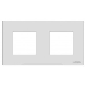 N2272 BL - Рамка 2-постовая, серия Zenit, цвет альпийский белый - 2CLA227200N1101