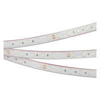 Светодиодная лента RTW 2-5000PGS 24V Yellow 2x (5060, 300 LED, LUX) (Arlight, 14.4 Вт/м, IP67), 014019