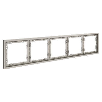 Рамка пластиковая VOLTUM S70 на 5 постов, (кашемир), VLS100503