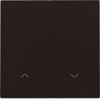 Niko Home Control Шоколад Накладка управления жалюзи, 124-31006