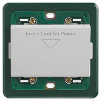 Vimar Выключатель от Смарт карты 230V серебристый, 14466.SL