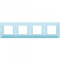 Vimar Накладка для 8 модулей (2+2+2+2) расстояние между центрами 71мм рефлекс "вода", 14669.45 Vimar Накладка для 8 модулей (2+2+2+2) расстояние между центрами 71мм рефлекс "вода", 14669.45